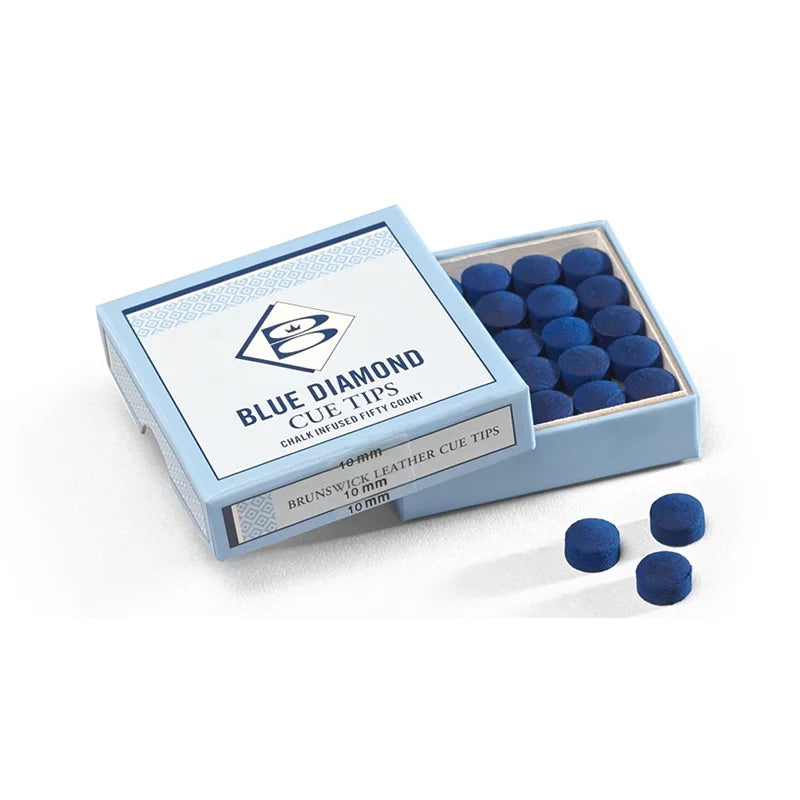 Brunswick Blue Diamond Cue Tips 10mm